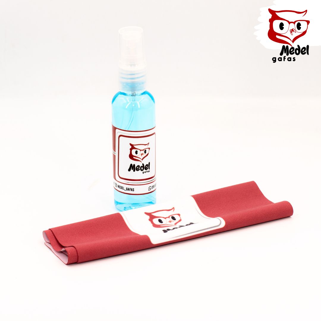 Kit de limpieza 1 spray + 2 paños