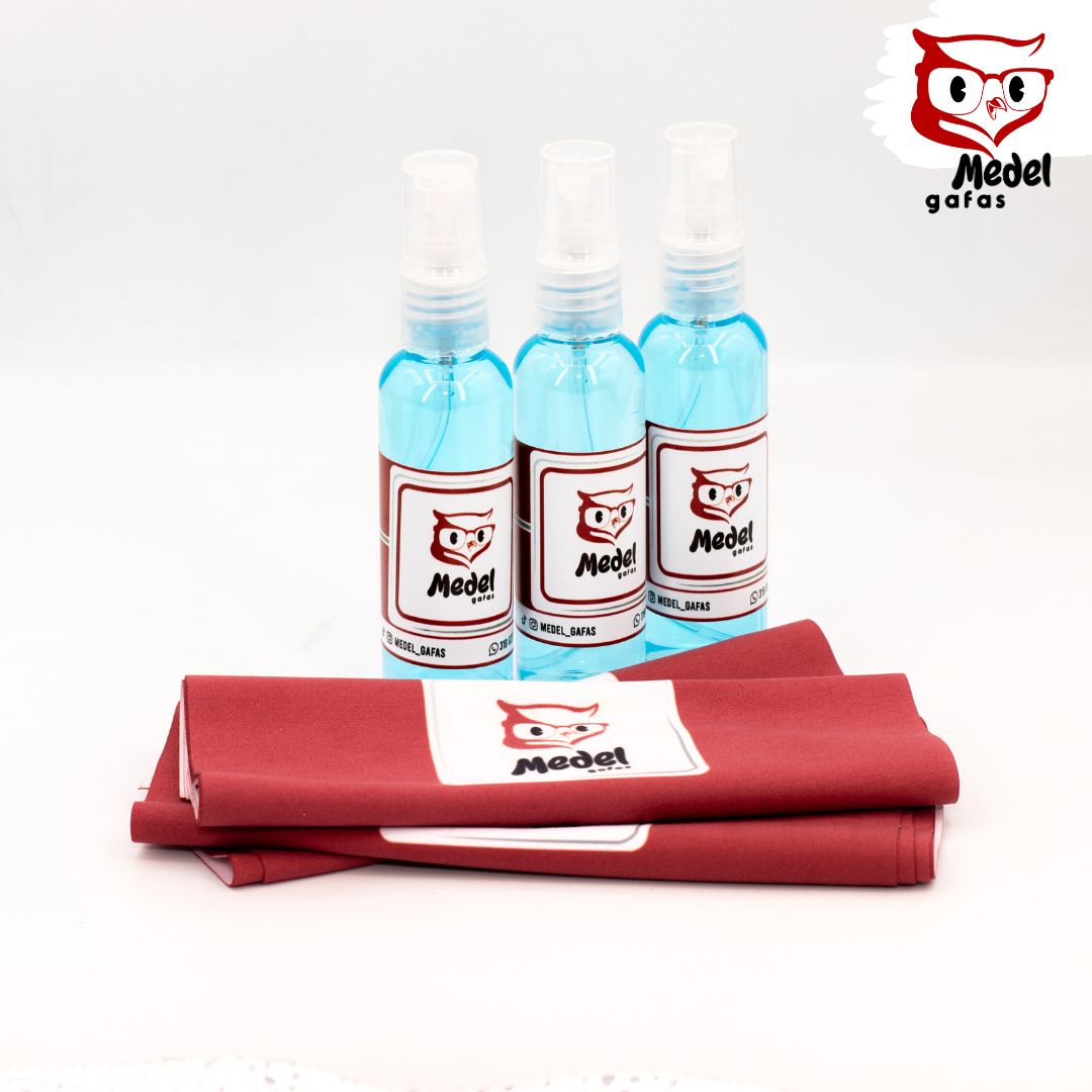 Kit de limpieza 3 spray + 10 paños